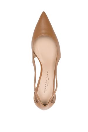 Brown leather Coralie pumps ROBERTO FESTA | CORALIETAN